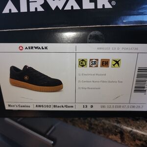 Men Black Suede Airwalk Shoes